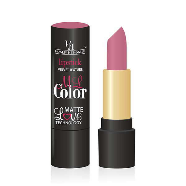 Half N Half Velvet Matte Texture Lipstick My Colour, LS-04, 13 Peach - Twist 3.8gm