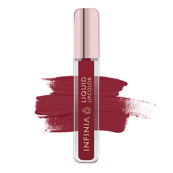 Infinia Liquid Lip Color Liquid Lipstick M 23 Long Lasting and Waterproof 5 ml