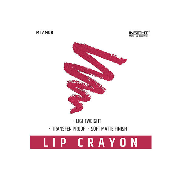 INSIGHT COSMETICS MEGA LAST CRAYON LIPSTICK-MI AMOR (17) 1.3GM