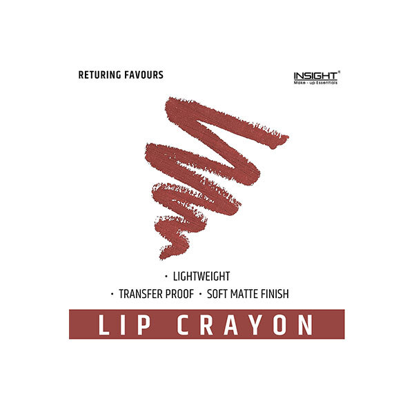 INSIGHT COSMETICS MEGA LAST CRAYON LIPSTICK-RETURNING FAVOURS (21) 1's