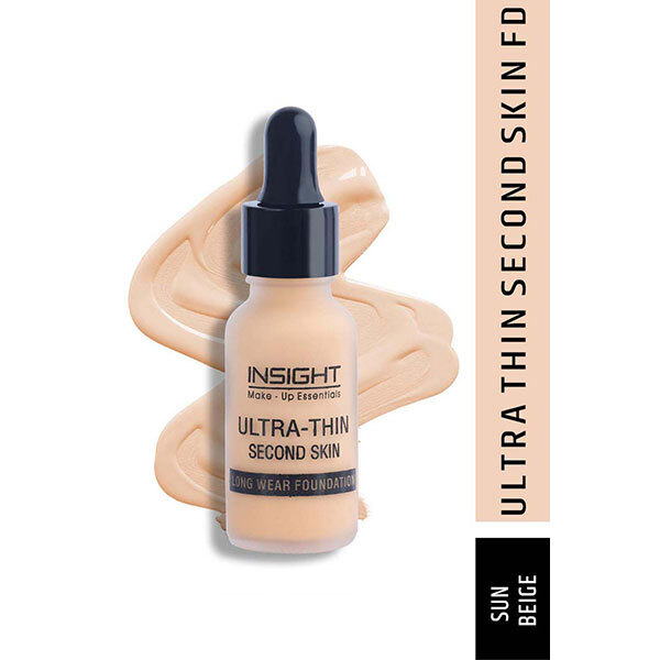 Insight Cosmetics Ultra-Thin Second Skin Long Wear Foundation - Sun Beige 20 ml