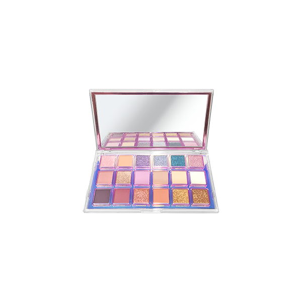 Miss Rose 18 Color Matte & Glitter Highly Pigmented Eyeshadow Palette 7001 - 001B 21 gm