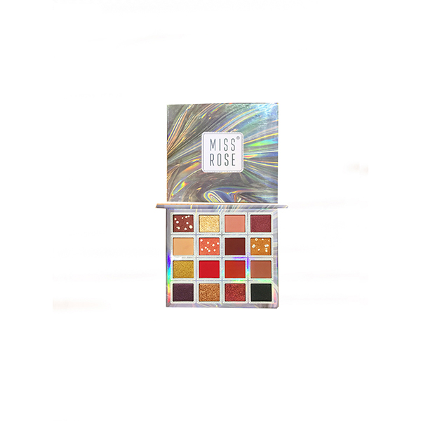 Miss Rose Highly Pigmented 16 Multi - color 3D Eyeshadow Palette 7001 - 011 02 26.15 gm
