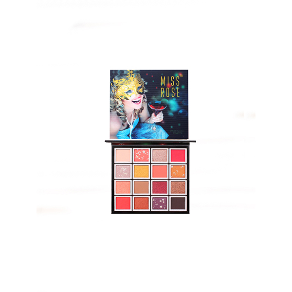 Miss Rose Highly Pigmented 16 Multi - color 3D Eyeshadow Palette 7001 - 011 03 26.15 gm