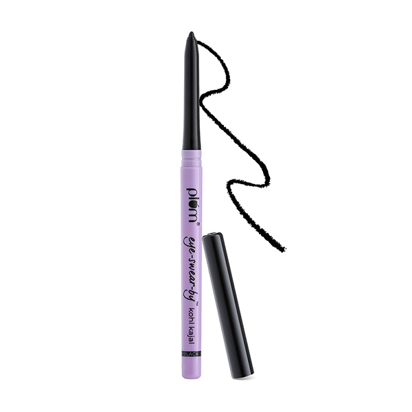 Plum Eye-Swear-By Kohl Kajal - Creamy Smooth Deep Black 0.35gm