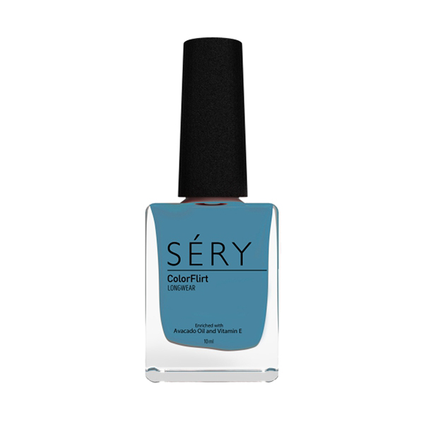 Sery Colorflirt Nail Paint Steal Teal, Blue 10 ml