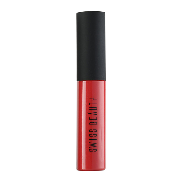 Swiss Beauty Soft Matte Liquid Lipstick - (Vivid Red) 6 ml